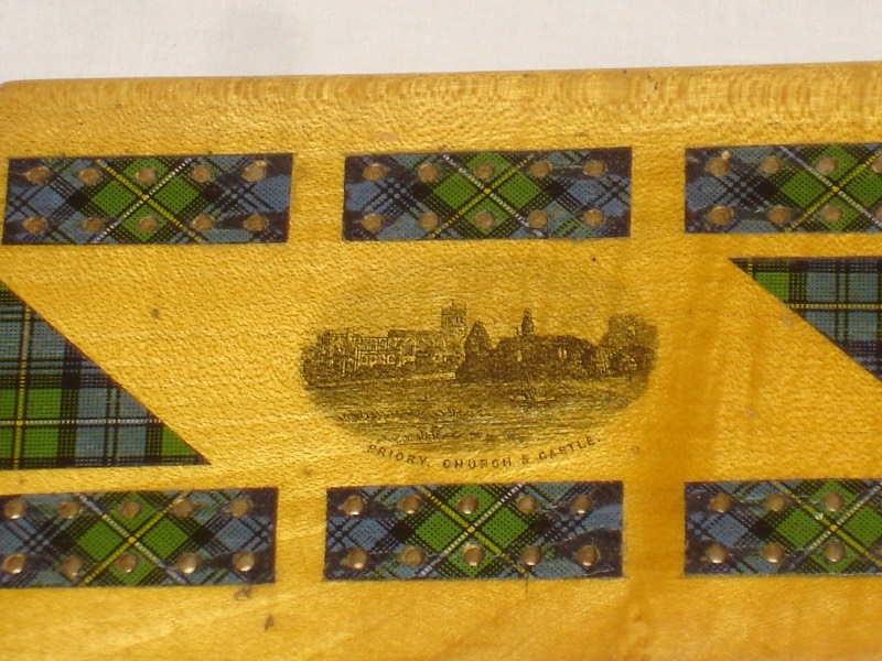Mauchline Ware Folding Board 