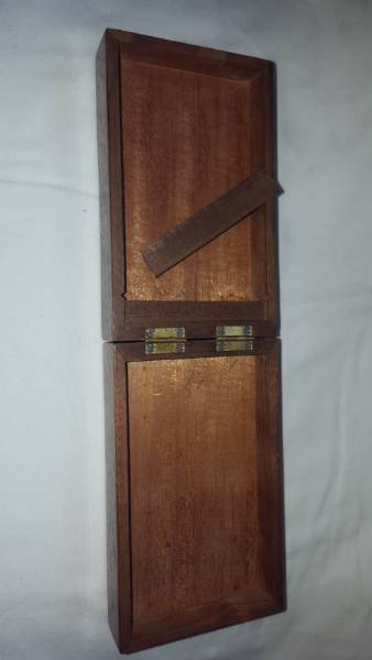 Folding Tunbridge Ware Walnut Cribbage
