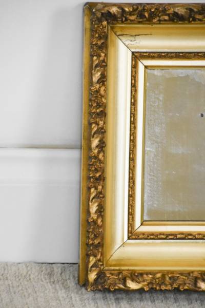 Small Victorian Gilt Framed Mirror