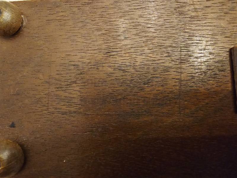 Late Edwardian Military Stamped Cribbage Board 
