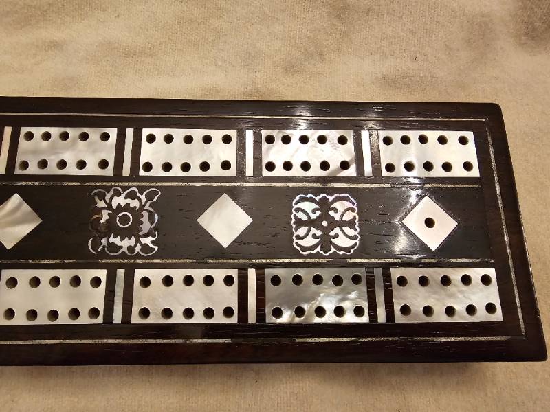 Large Rosewood & Mother Pearl Victorian Board