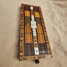 Georgian Tunbridgeware Masonic Inlaid Cribbage Board - GTMI290